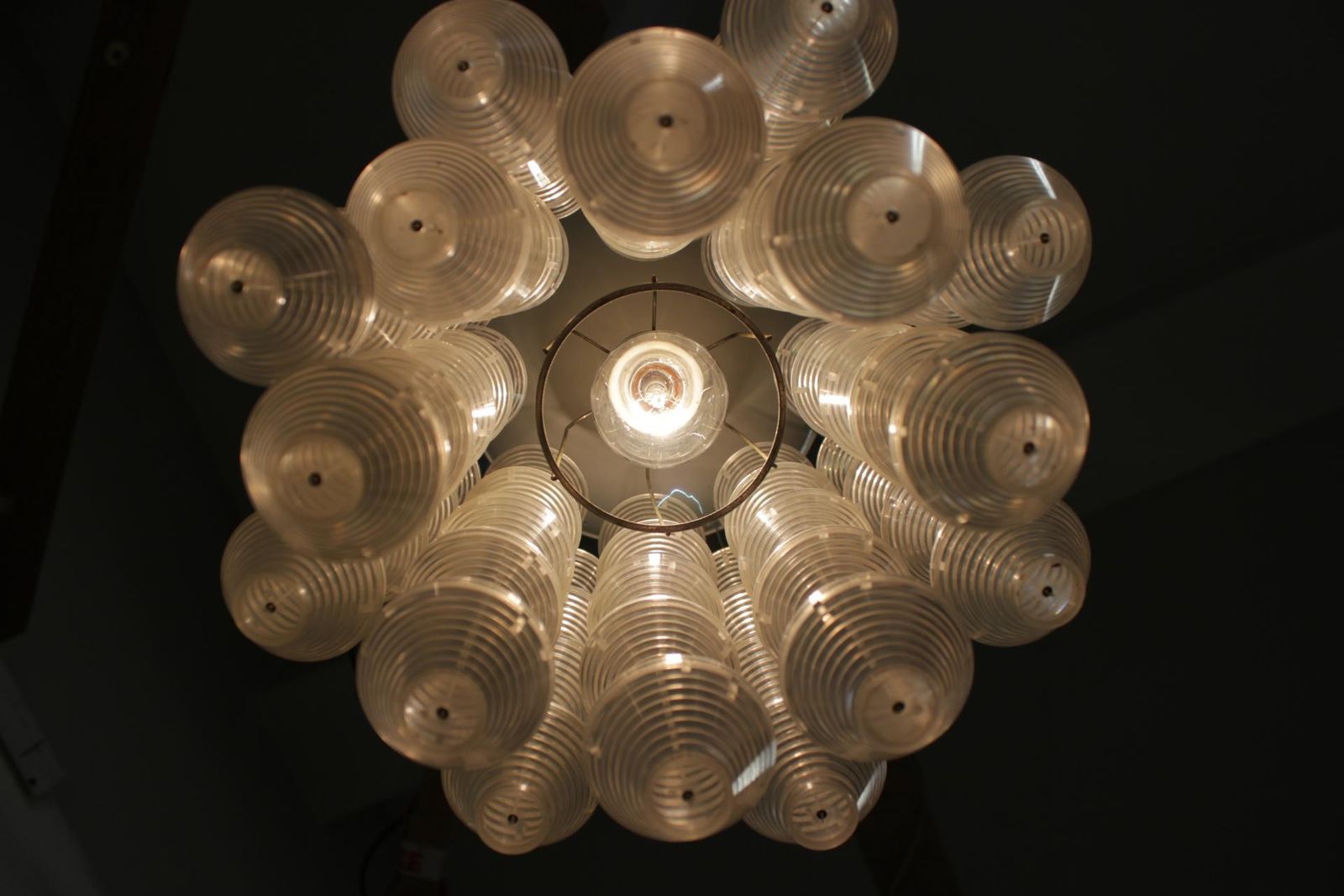Pair Of Extraordinary Napako Pendants / Chandeliers, 1970s photo buy