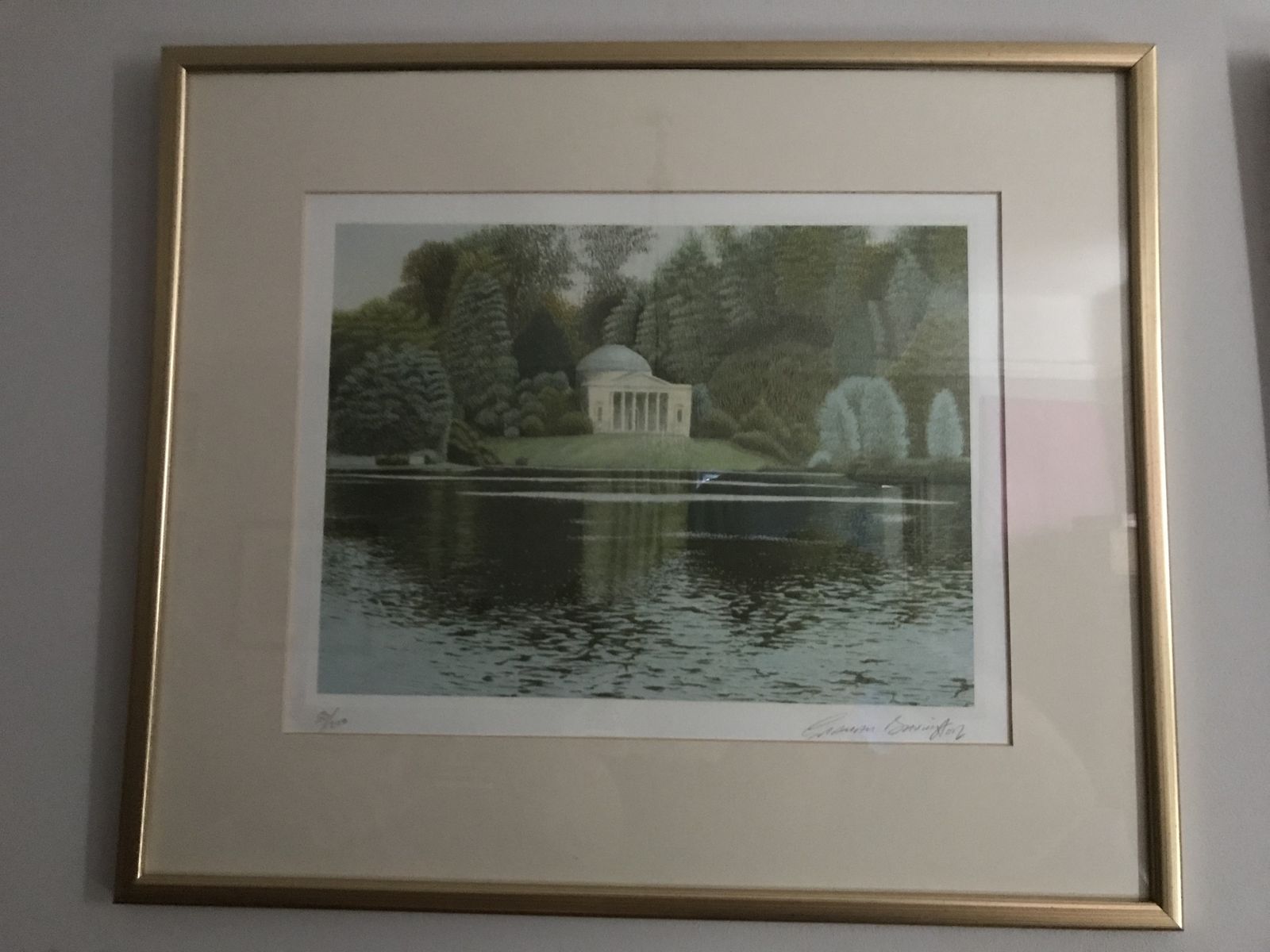 Set Of 4 Limited Edition Prints Of Stourhead (Wiltshire) By Graham Bannister photo furniture