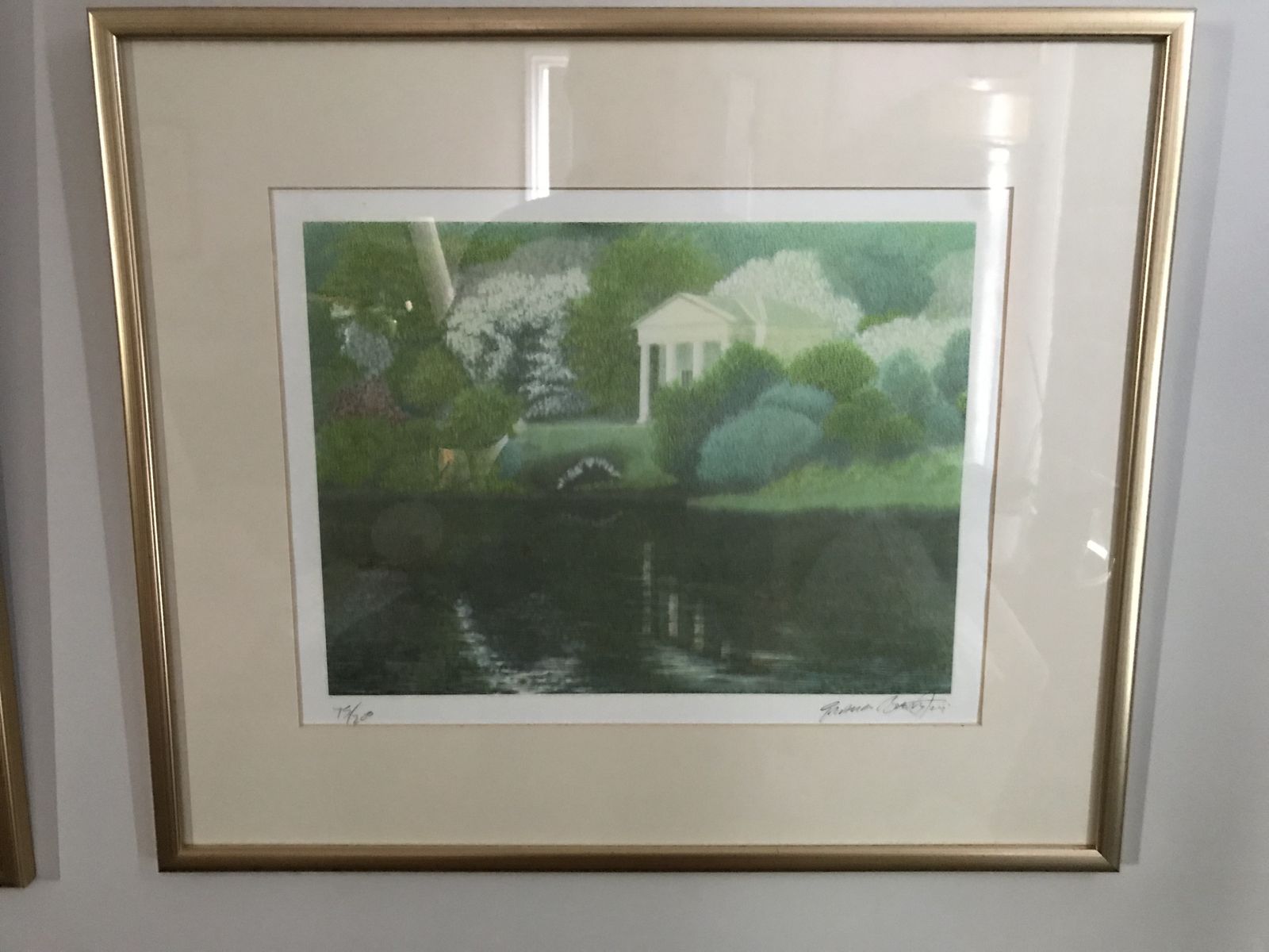 Set Of 4 Limited Edition Prints Of Stourhead (Wiltshire) By Graham Bannister photo for sale