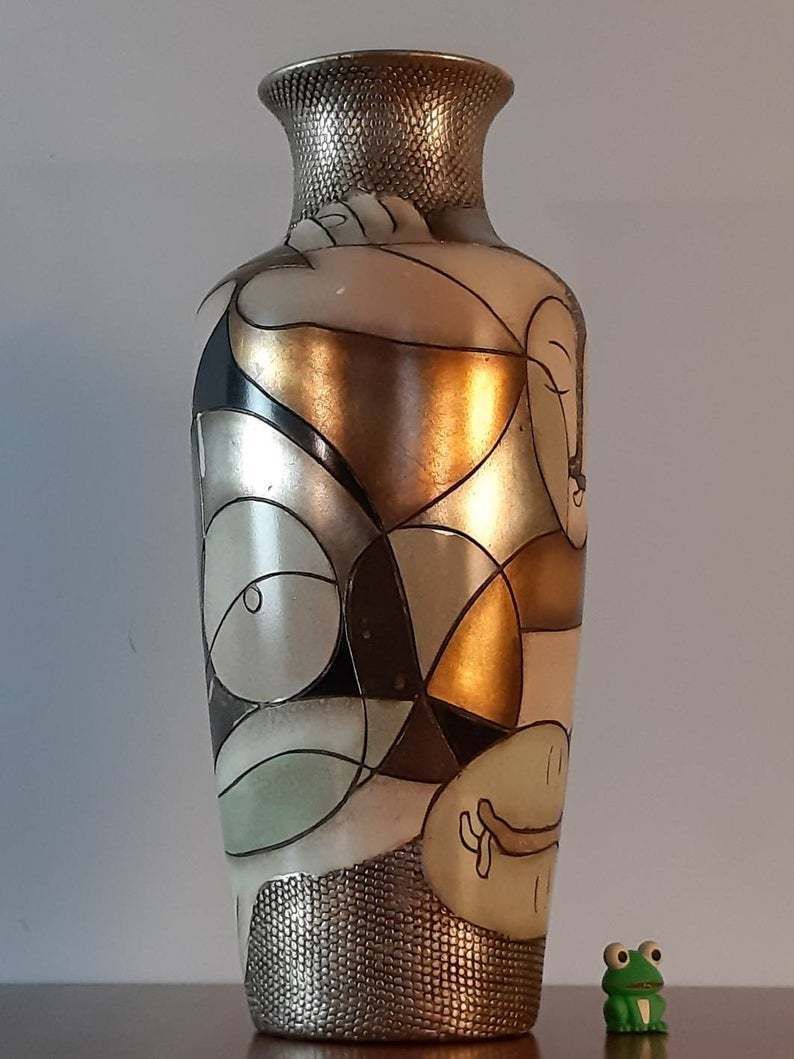 Modernist Ceramic Vase 1970s, Roger Capron Controversial Attribution photo 790.0