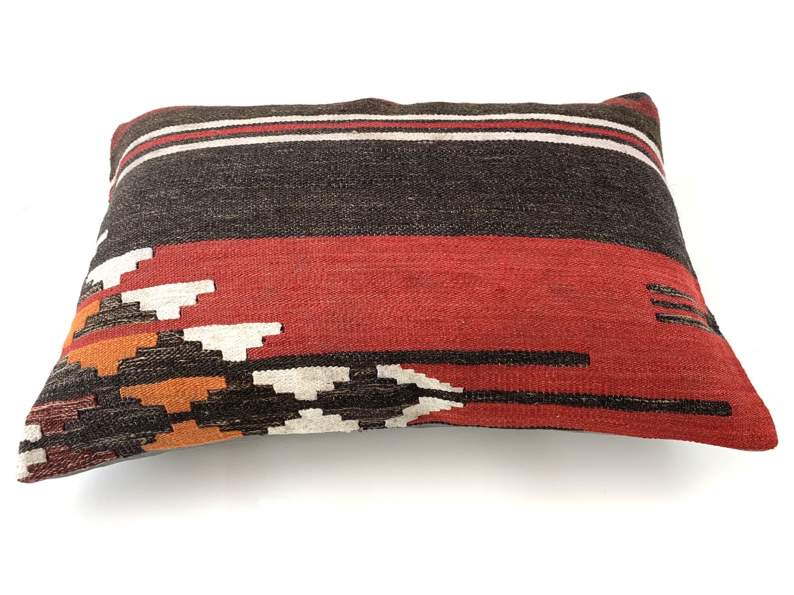 Turkish Kilim Cushion Cover 60x40 Cm photo vinterior