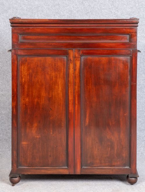 Furniture Unusual Antique Estate Cabinet photo