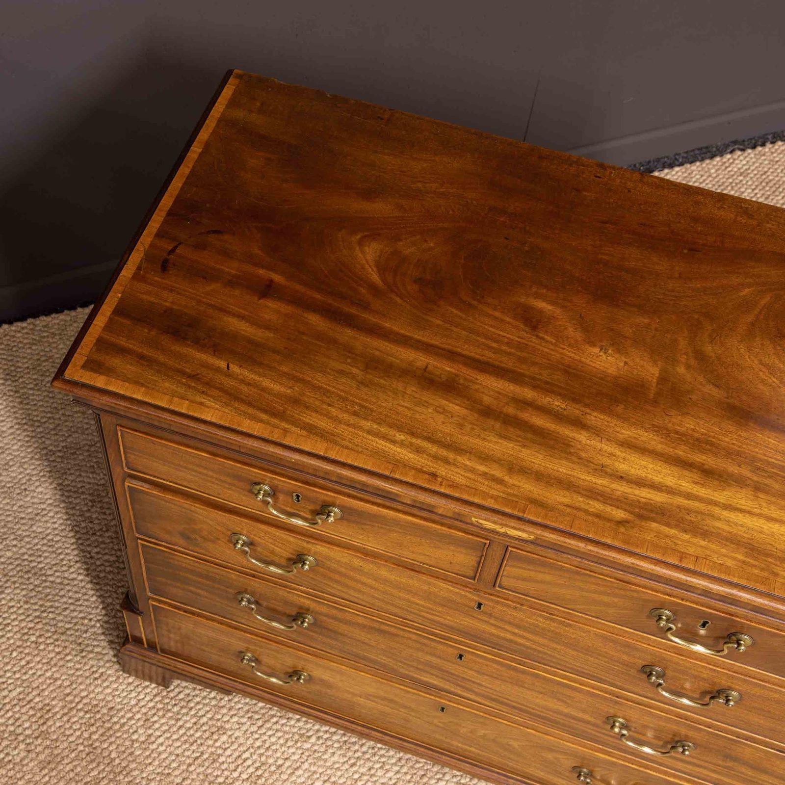 Small George 3rd Mahogany Chest Of Drawers photo 1794.0