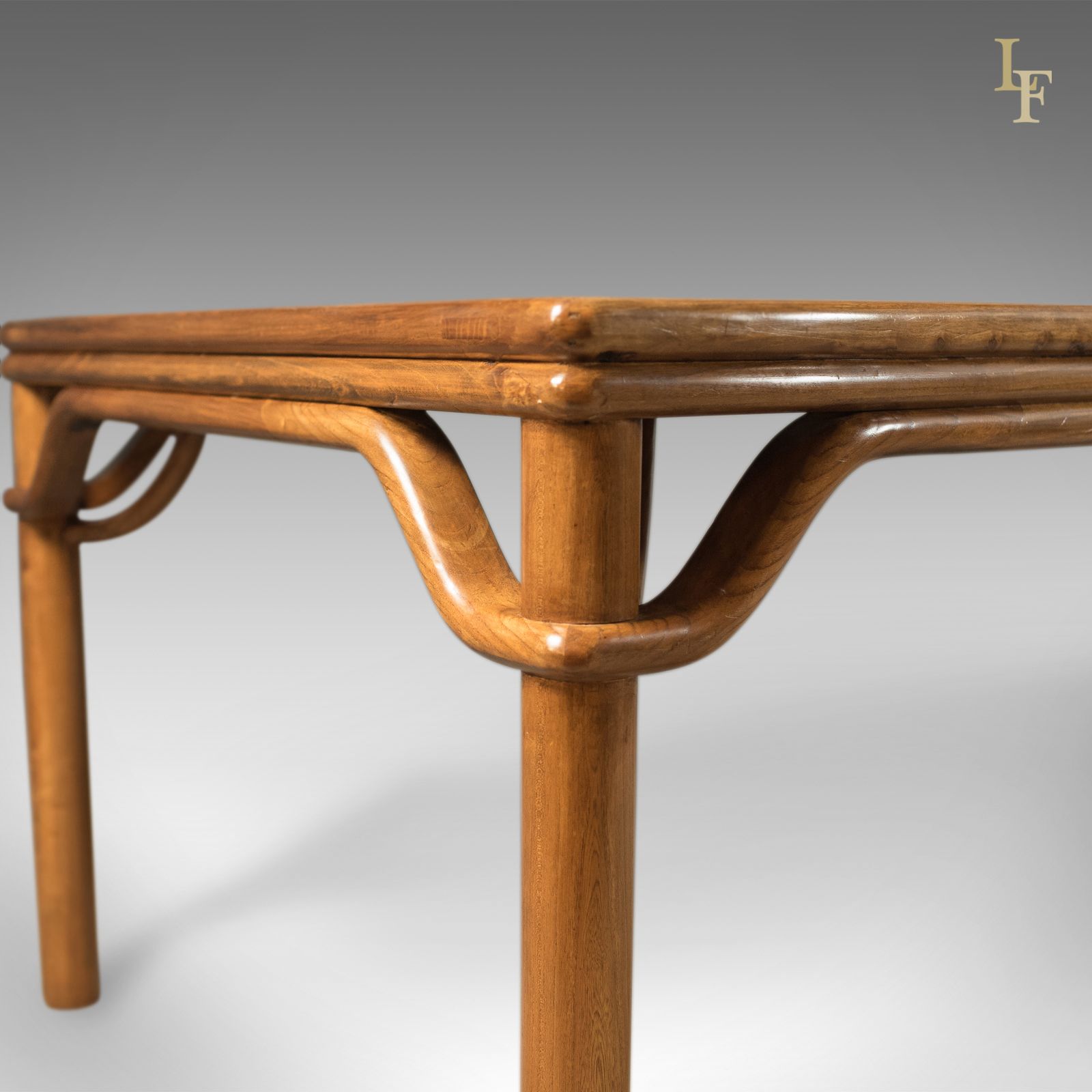 Mid Century Chinese Table & 8 Chairs In Traditional Taste photo for sale