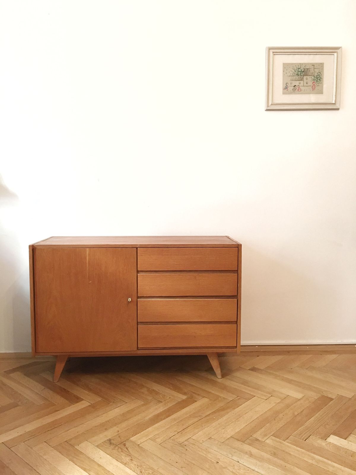 Sideboard U 458 By Jiri Jiroutek For Interier Praha, 1960s photo vintage