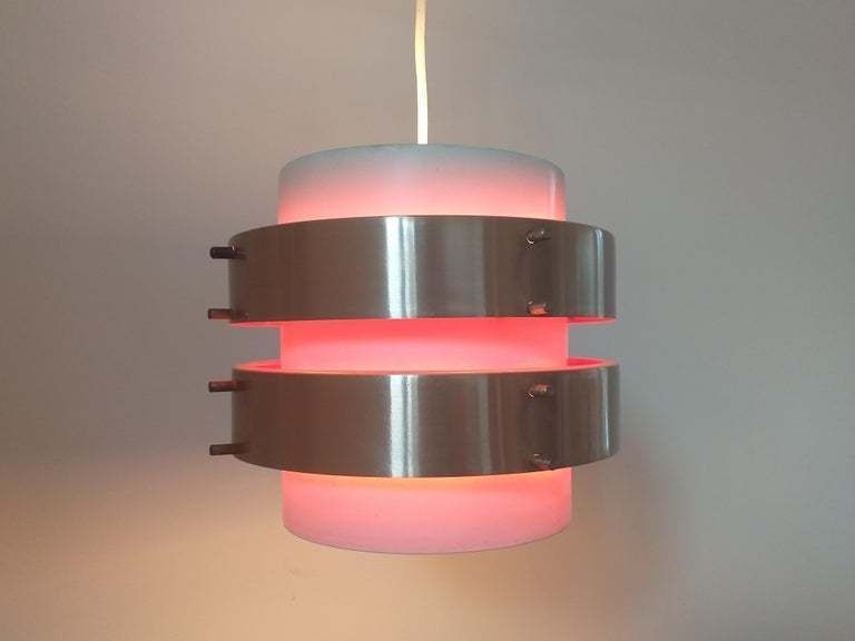 photo furniture Mid Century Pendant In Style Of Jo Hammerborg, Denmark, 1970s.