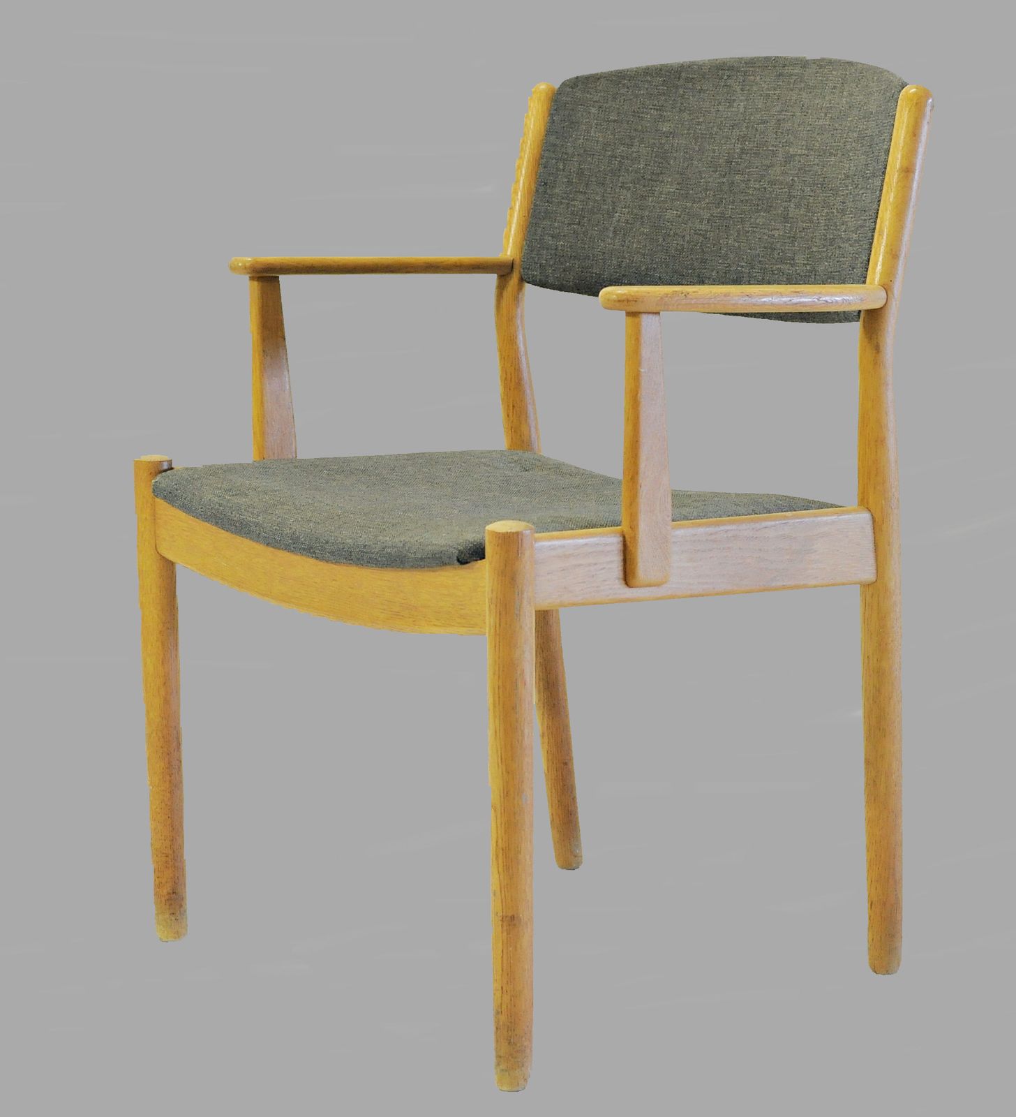 Set Of Two Danish Poul Volther Refinished Armchairs In Oak, Inc. Reupholstery photo Furniture