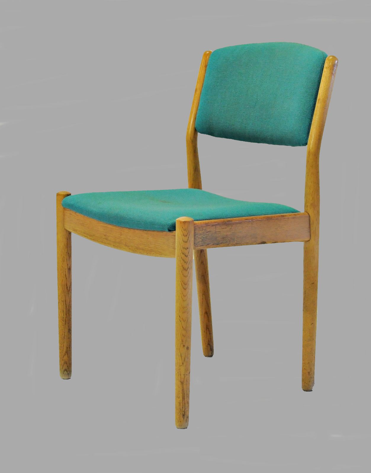 Set Of Eight Poul Volther Refinished Dining Chairs In Oak, Inc. Reupholstery photo furniture