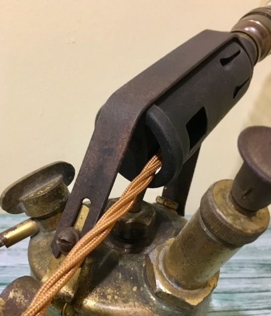 1938 Vintage Bladon Blow Torch Table Light photo vintage