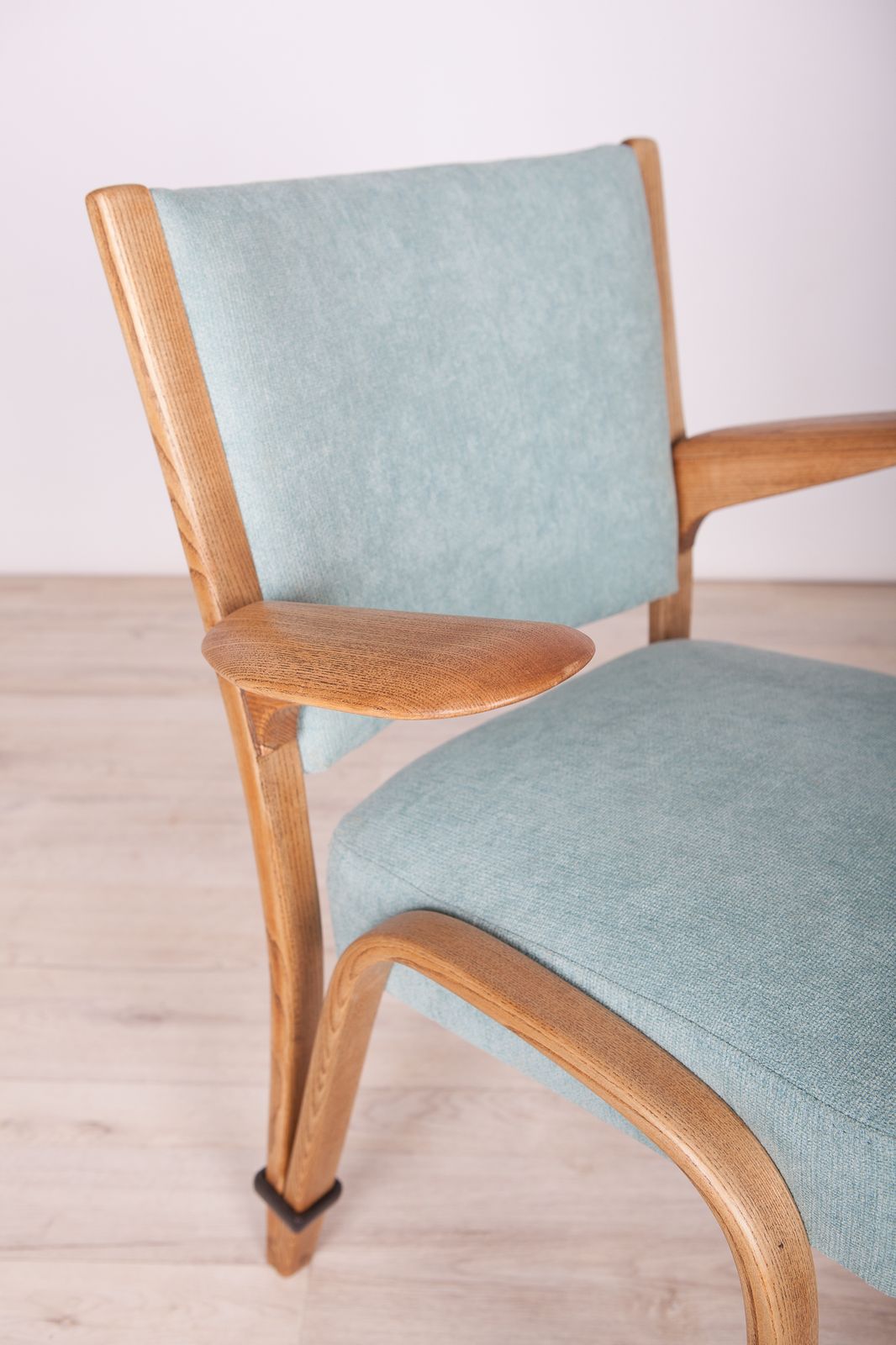 French Oak Dining Chairs By Hugues Steiner For Steiner, 1960s, Set Of 6 photo vinterior