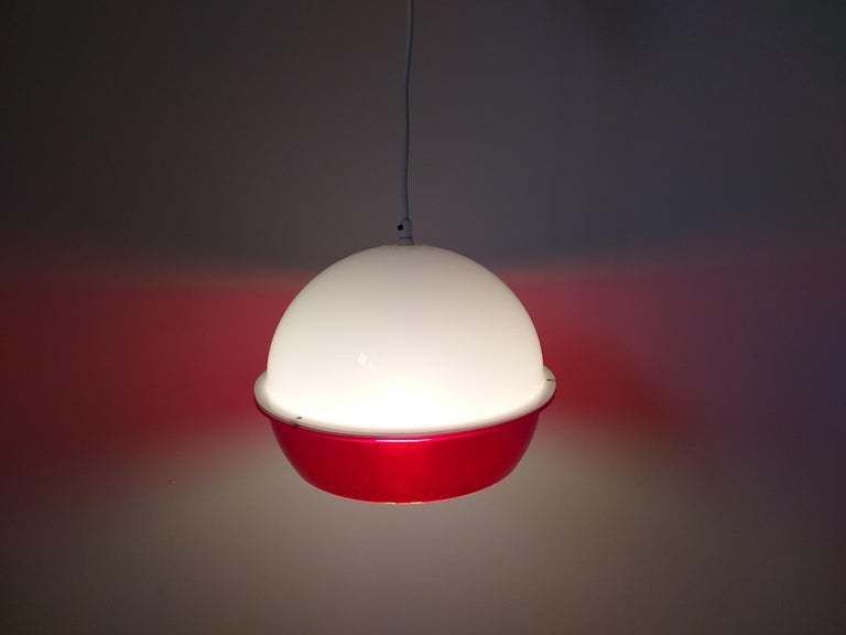 Mid Century Pendant In Style Harvey Guzzini, Space Age, Italy, 1970s. photo furniture