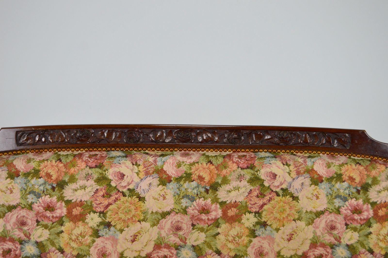 Art Nouveau Salon Set In Carved Mahogany On A Floral Theme, Circa 1900 photo buy