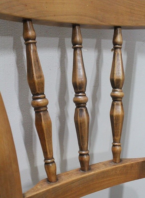 Suite Of 6 Chairs Strawed Blond Cherry   2nd Half Of The Nineteenth photo vinterior