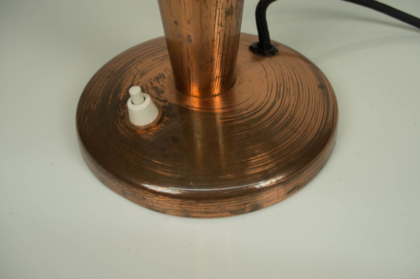 Bauhaus Brass Table Lamp, 1930s photo Lighting