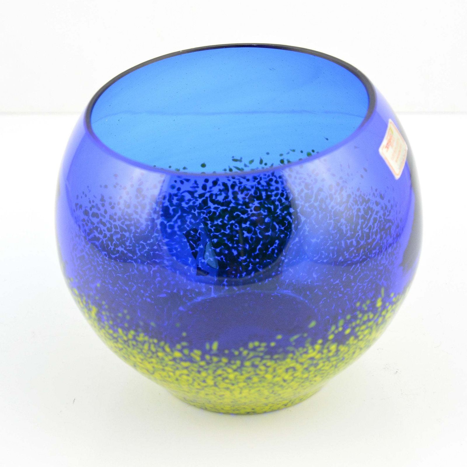 Joska Kristall Mundgeblasen Cobalt Glass Bowl, Germany In The 1960s photo Home Decor