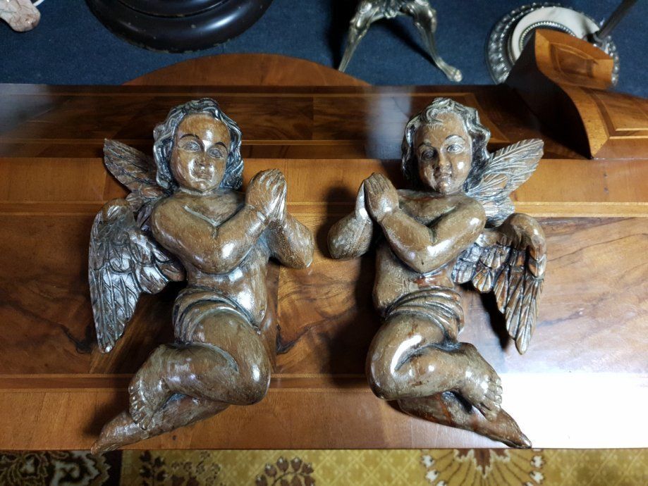 Wooden Baroque Angels