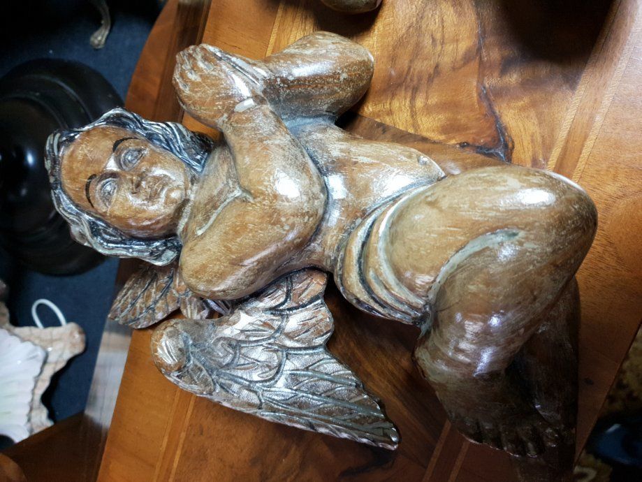 Wooden Baroque Angels photo for sale