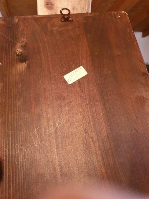 Wooden Fresco With Religious Motifs "Mother With Child" photo vinterior