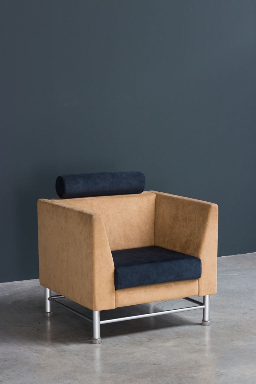 Lounge Chair Design Eastside By Ettore Sottsass For Knoll International, 1980s photo furniture
