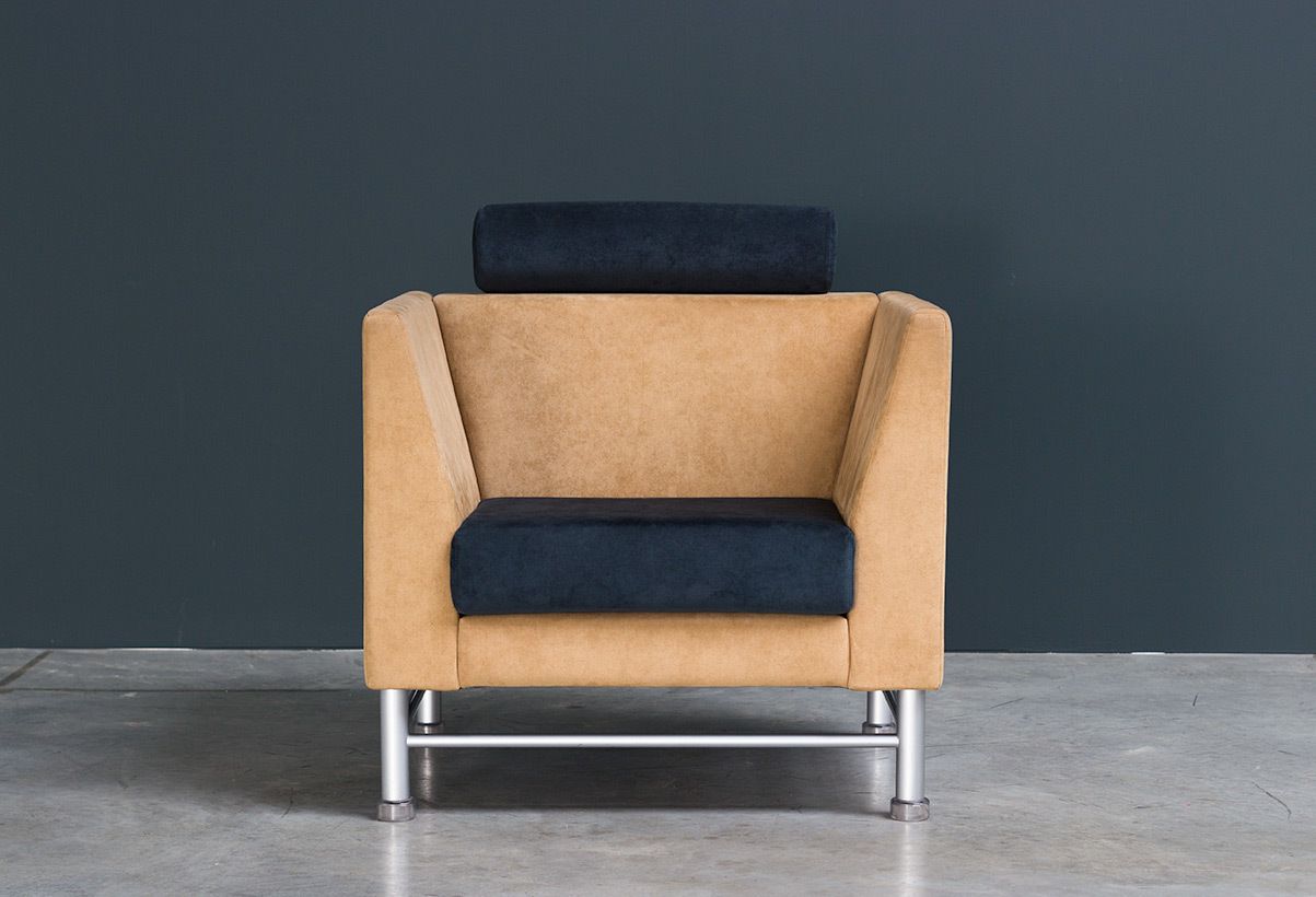 Lounge Chair Design Eastside By Ettore Sottsass For Knoll International, 1980s photo 2964.0