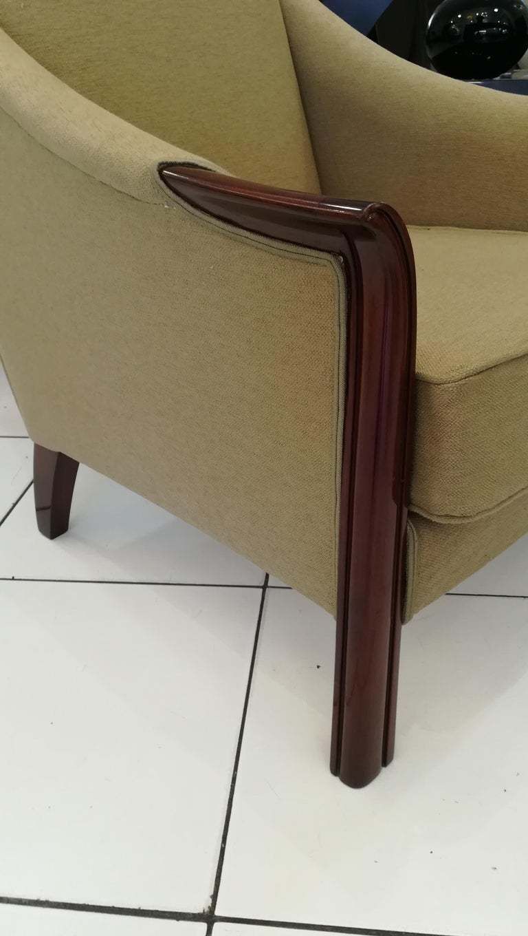 Pair Of Art Deco Armchairs In The Style Of Pierre Chareau, Circa 1930 photo vinterior
