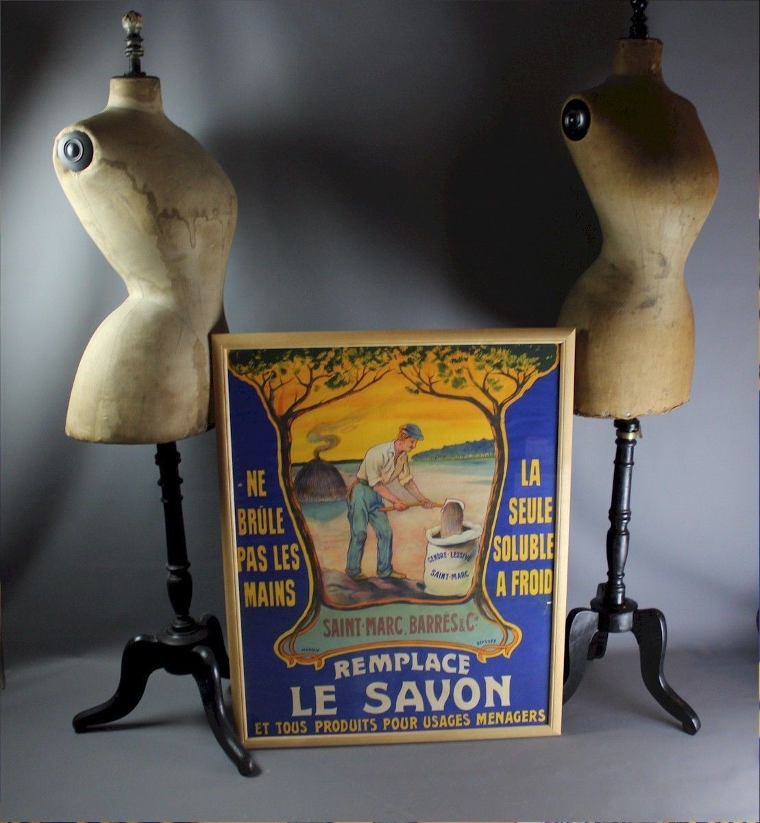 Advertising Poster Cendres De Lessive St Marc. photo furniture