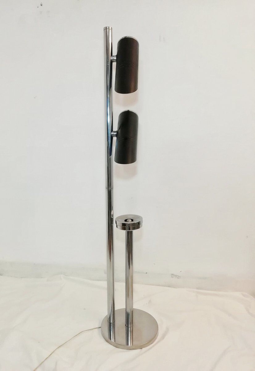Vintage Floor Lamp With Ashtray