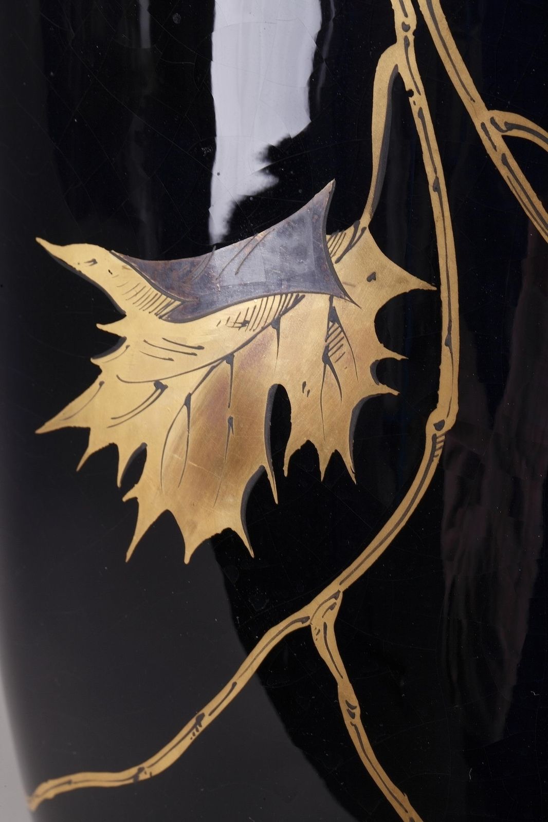 Vases en céramique bleue Gustave Asch photo vinterior