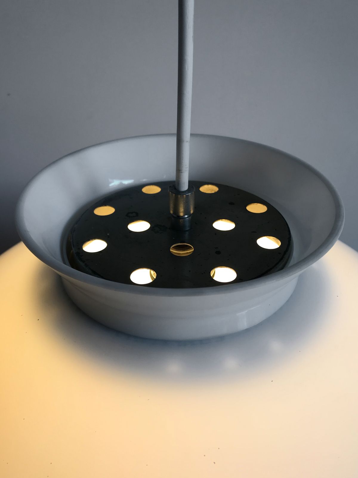 Lighting Italian Pendant Lamp Design Achille & Pier Giacomo Castiglioni For Kartell, 1950s photo