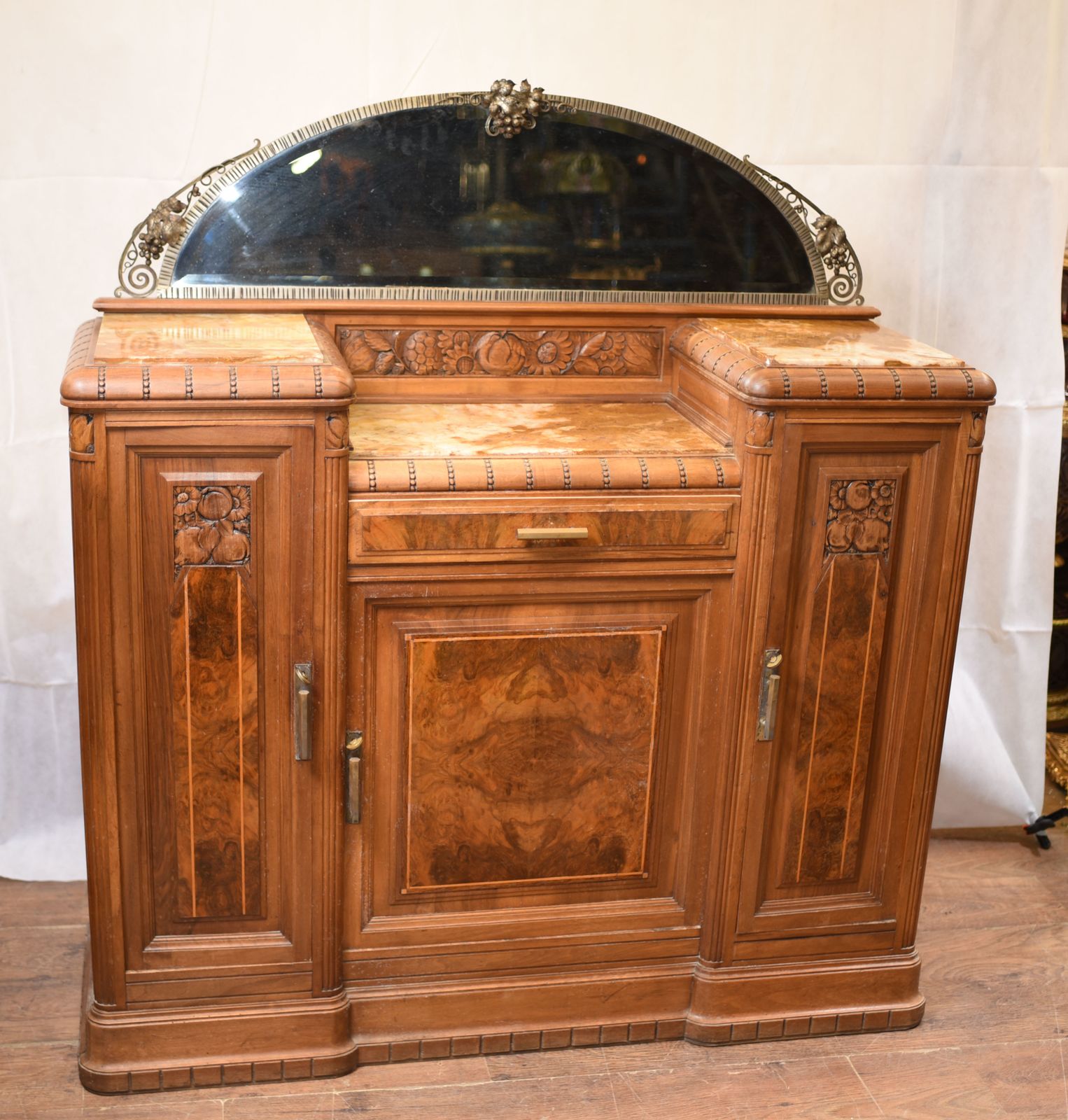photo buy Arts And Craft Cabinet Dresser Server   Antique Walnut Circa 1885