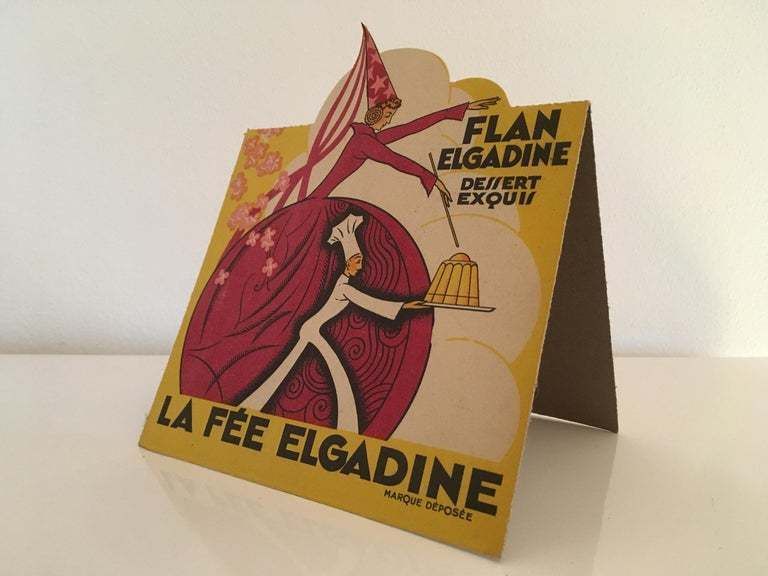 Old French Art Deco Decoration Paper Advertisng / Add   1930s photo for sale