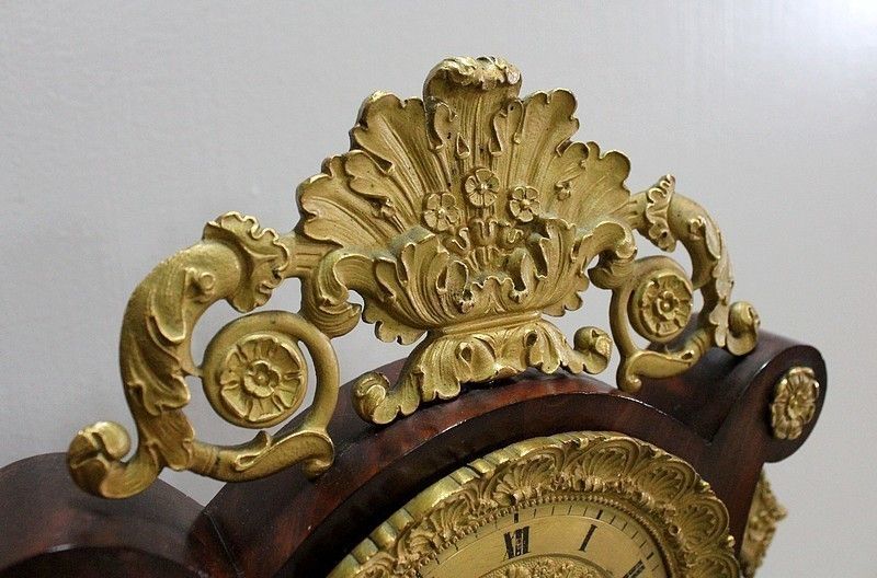 Pendulum Lyre In Mahogany And Gilt Bronze, Empire Period   Early 19th Century photo 2767.61