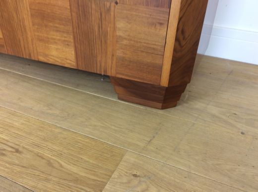 Furniture Masion Dominique Art Deco Cabinet With Parquetry Walnut Doors photo