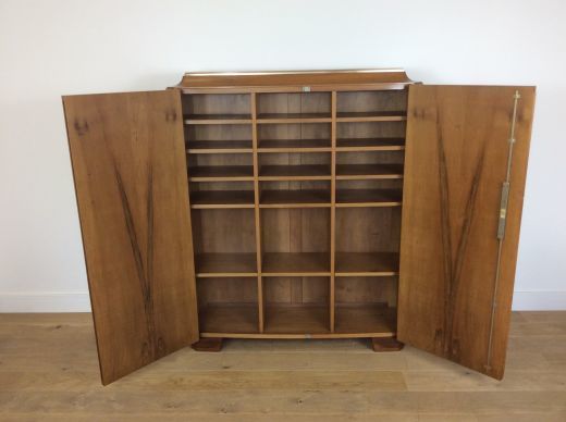photo buy Masion Dominique Art Deco Cabinet With Parquetry Walnut Doors