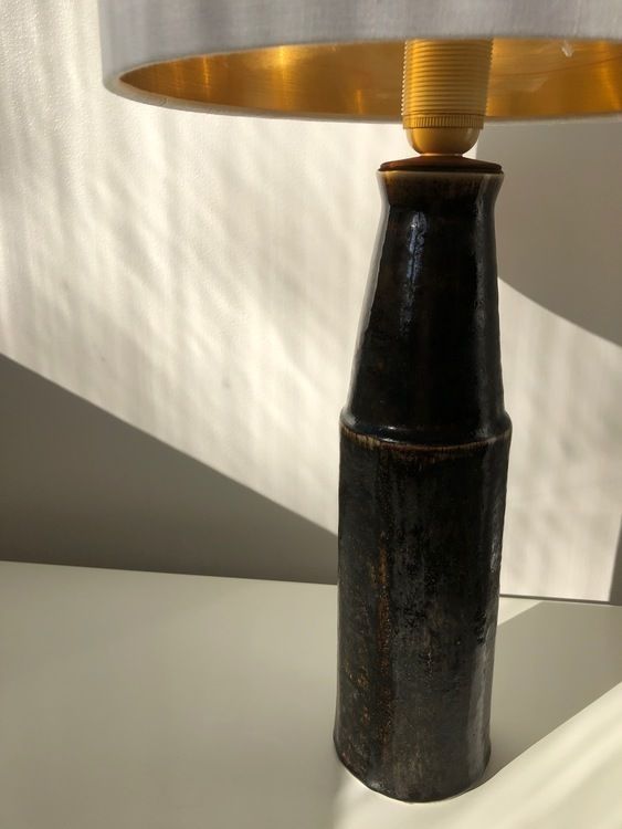photo furniture Carl Harry Stålhane Large Stoneware Table Lamp For Rörstrand 1960s