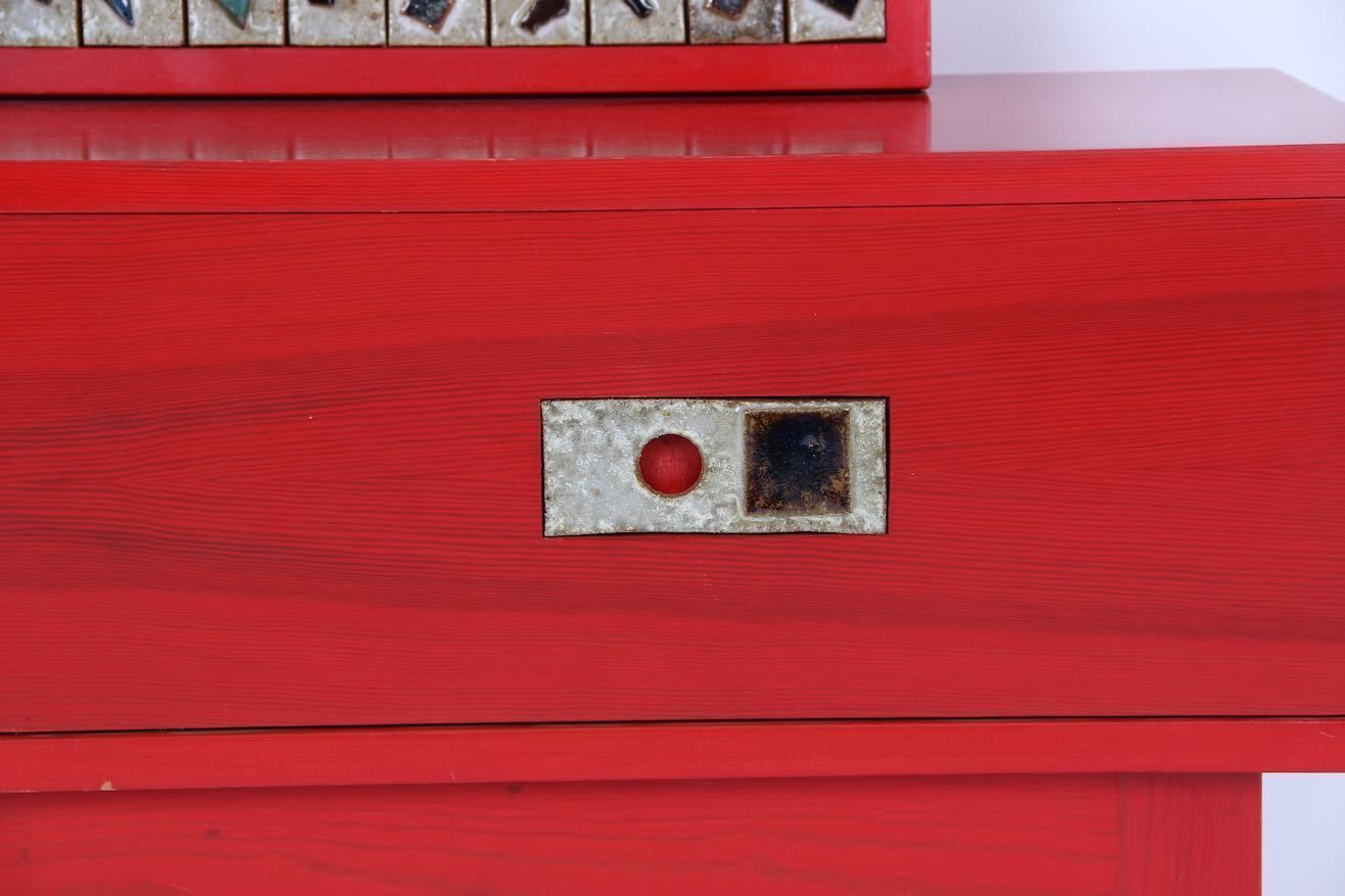 Poul Nørreklit. Chest Of Drawers And Mirror. Select Form Denmark. 1970s Design Retro. photo furniture