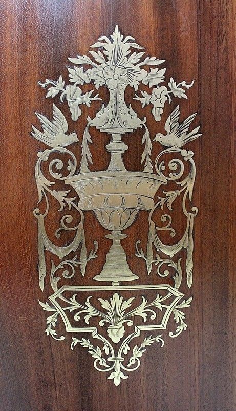 photo for sale Mahogany Cabinet, Louis XVI Style, Napoleon III Period  19th