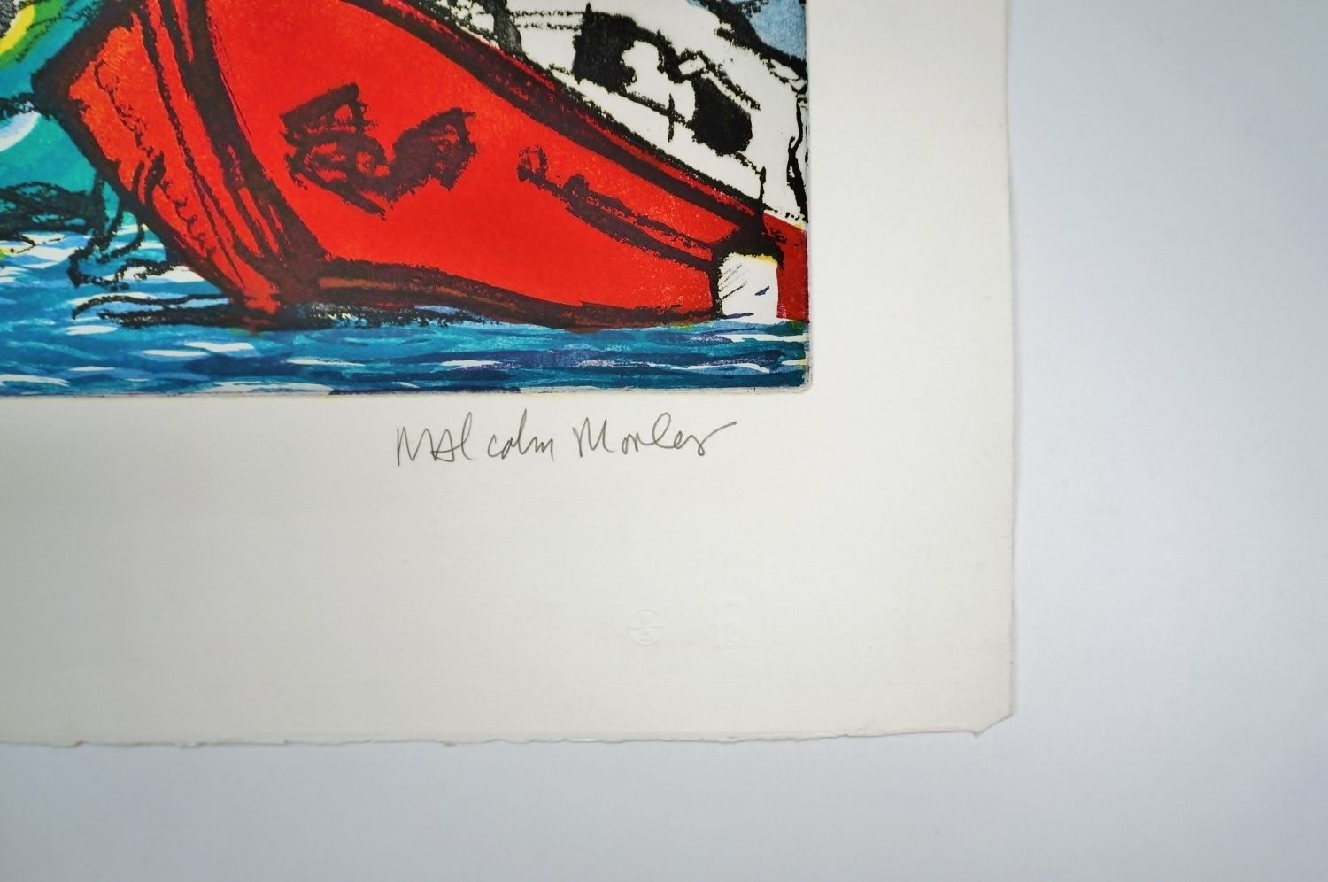 Malcolm Morley Limited Edition Signed Print Trojan Calvacade From The Odysseys Of Enoch Suite, 1986 American, Unframed photo 550.0