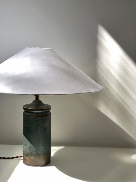 Carl Harry Stålhane Stoneware Table Lamp For Rörstrand 1960s photo furniture
