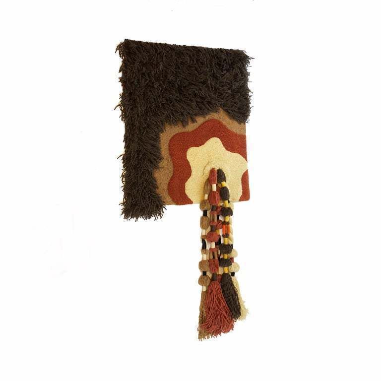 Modernist German Wall Rug By Ewald Kröner For Schloss Hackhausen, Germany, 1970s photo furniture