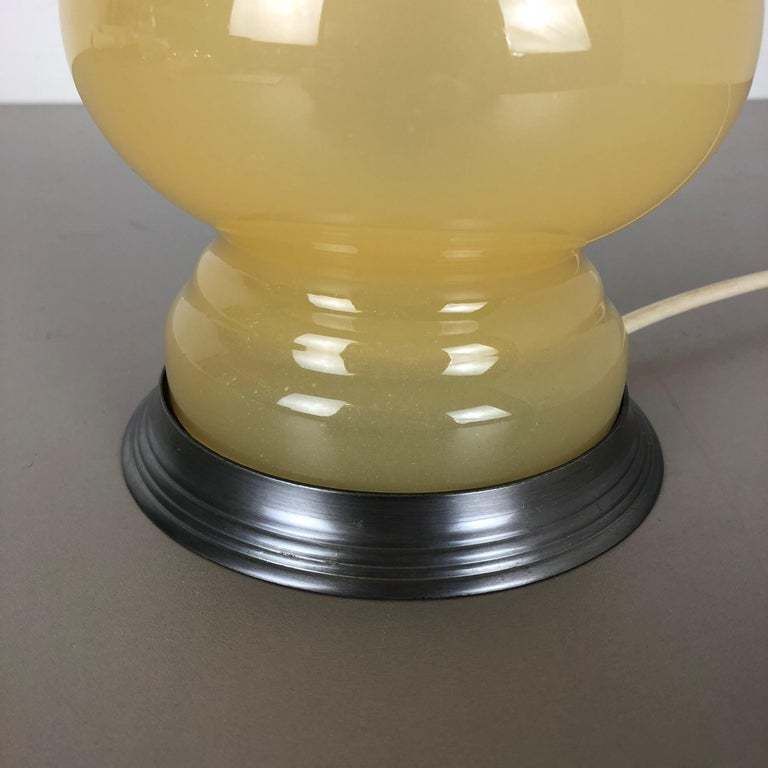 photo buy New Old Stock, Opaline Murano Glass "Honey" Table Light By Cenedese Vetri, 1960s