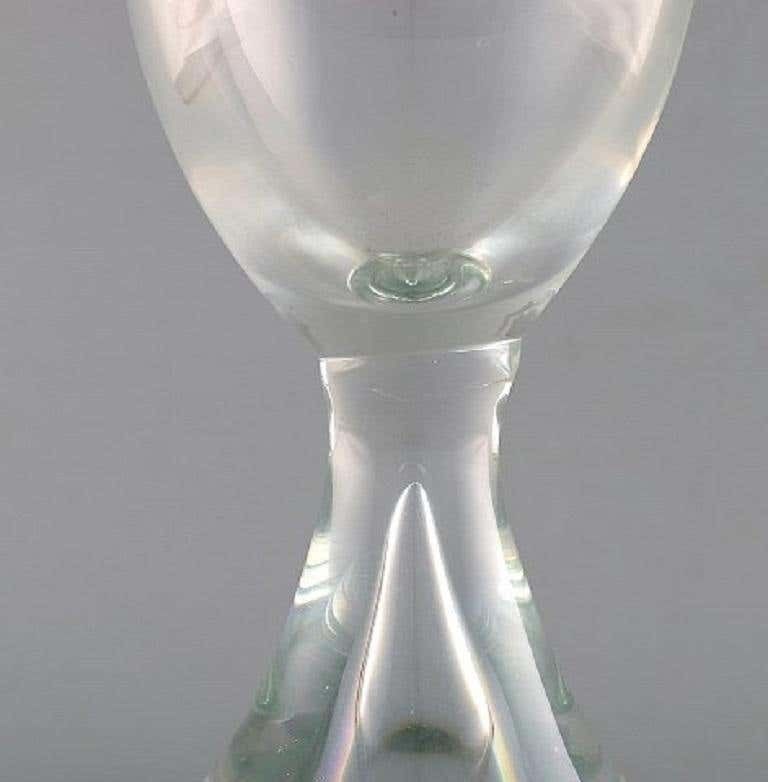 Bengt Orup For Johansfors, Art Glass Vase, Swedish Design, 1970s photo Home Decor