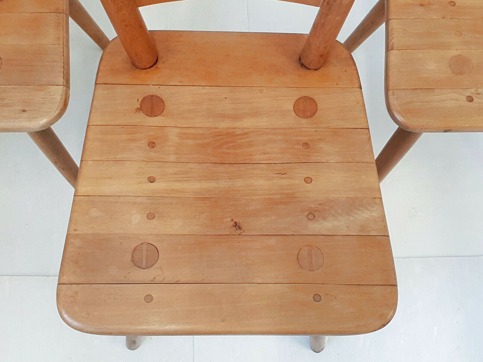 Suite Of 3 Tubingen Chairs By Adolf Schneck For Schafer 1930 1940 Vintage 40s photo vinterior