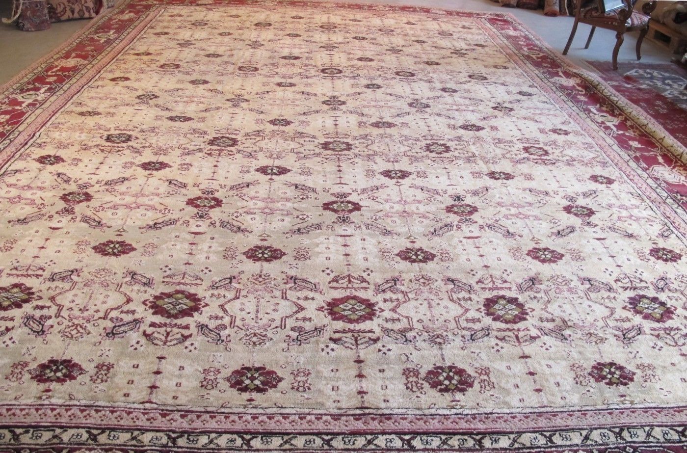 Highly Decorative  Antique Amritsar Carpet, Circa 1880, 6.62m X 4.60m photo furniture