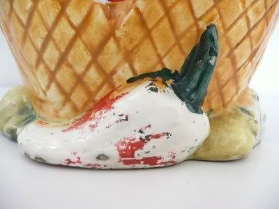 Pitcher Jug Chevrette "Vegetable Basket" Ceramic photo vinterior