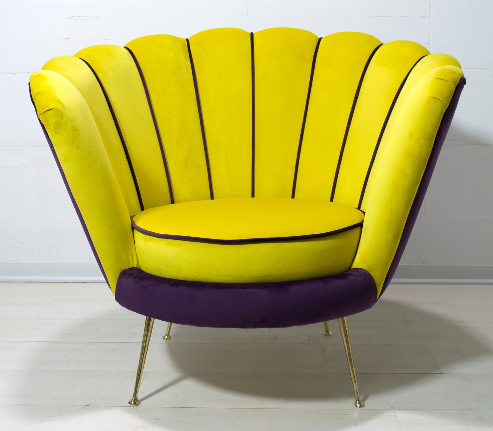 Radice & Minotti Mid Century Modern Italian Velvet Armchair, 1950s photo furniture