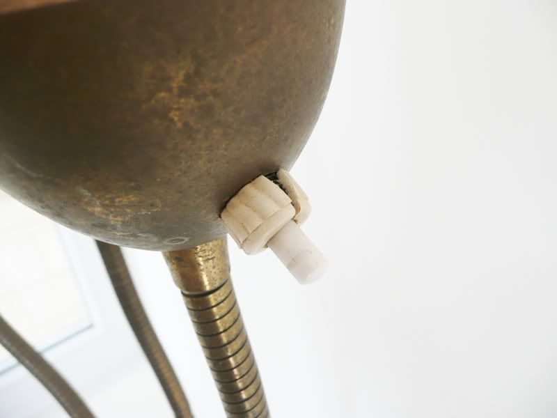photo for sale Typical Floor Lamp 1950 With 3 Flexible Arms Vintage Design Years 50 Mid Century
