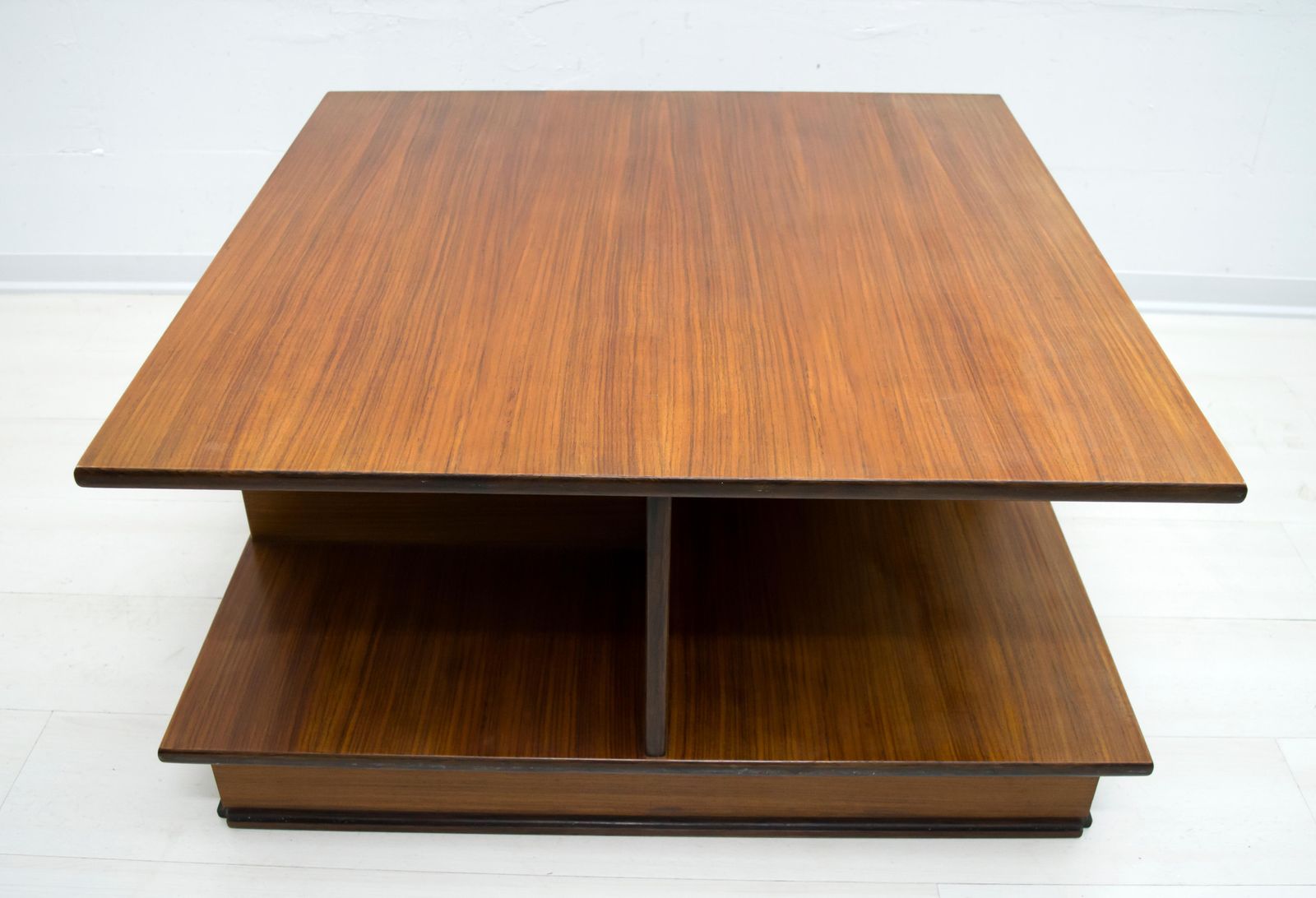 F Lli Saporiti Mid Century Modern Italian Rosewood Coffee Table, 1960s photo 2025.0