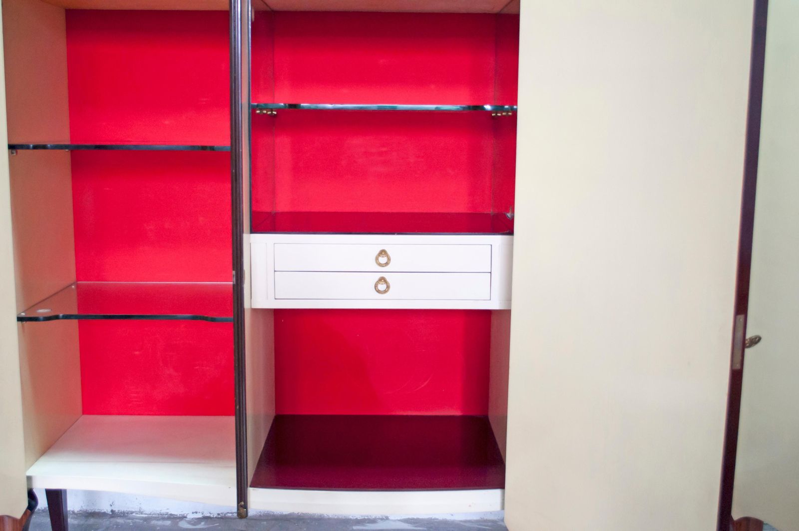 Leopoldo Malberti Mid Century Modern Italian Rosewood Bar Cabinet, 1950s photo buy