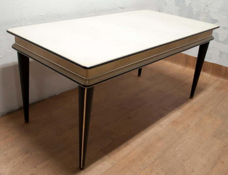 Umberto Mascagni For Harrods London Midcentury Italian Dining Table, 1950s photo for sale
